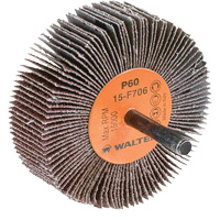 Flap Wheels-Coolcut Flap Wheels, Aluminum Oxide, 60 Grit, 3" x 1" x 1/4" SPOC Demo