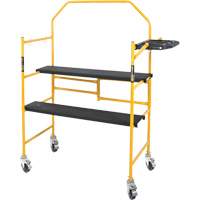 nsemble d'&eacute;chafaudage &agrave; montant de s&eacute;curit&eacute; & tablette pour outils de 4' Jobsite Series, Cadre Acier, 49-1/2" p x 57-3/4" h SPOC Demo