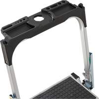 &eacute;chelle escabeau avec roues pivotantes, 4 marches, 44,25" x 22,13" x Hauteur 59" SPOC Demo