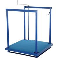 Ergonomic Posi-Crank Platform With Anti-Fatigue Mat, 36" W x 72" D, 500 lbs. Capacity, All-Welded SPOC Demo