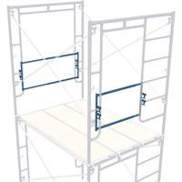 Adjustable End-Stop Scaffolding Guardrail, Guard Rail, 21" H SPOC Demo