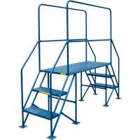 Crossover Ladder, 35-1/2" Overall Span, 31-1/2" H x 22" D, 22" Step Width SPOC Demo