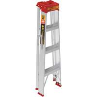 Step Ladder, 4', Aluminum, 200 lbs. Capacity, Type 3 SPOC Demo