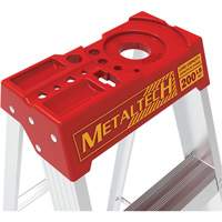 Step Ladder with Paint Tray, 6', Aluminum, 200 lbs. Capacity, Type 3 SPOC Demo