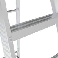 Step Ladder, 10', Aluminum, 225 lbs. Capacity, Type 2 SPOC Demo