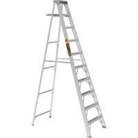 Step Ladder with Paint Tray, 10', Aluminum, 225 lbs. Capacity, Type 2 SPOC Demo