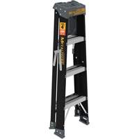 Step Ladder with Paint Tray, 4', Fibreglass, 250 lbs. Capacity, Type 1 SPOC Demo