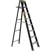 Step Ladder with Paint Tray, 8', Fibreglass, 250 lbs. Capacity, Type 1 SPOC Demo