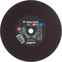 Ripcut Stainless Steel & Steel Cut-Off Wheel for Stationary Saws, 14" x 1/8", 1" Arbor, Type 1, Aluminum Oxide, 4400 RPM SPOC Demo