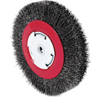 101F-3M Crimped Wire Wheel, 6" Dia., 0.014" Fill, 1/2"/2"/5/8" Arbor SPOC Demo