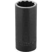Douille, Chocs, 1-1/8", Prise 1/2", 12 pans, Profond SPOC Demo
