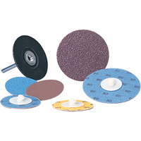 Standard Abrasives Quick-Change Disc, 2" Dia., 36 Grit, Aluminum Oxide SPOC Demo