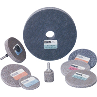 Standard Abrasives 500 Series Soft Density Unitized Wheels, 3" x 1/4", 1/4" Arbor, Medium Grit, Aluminum Oxide SPOC Demo