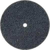 Standard Abrasives 500 Series Soft Density Unitized Wheels, 3" x 1/4", 1/4" Arbor, Fine Grit, Silicon Carbide SPOC Demo
