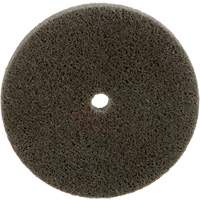 Standard Abrasives Unitized Wheel, 3" x 1/4", 1/4" Arbor, Fine Grit, Aluminum Oxide SPOC Demo