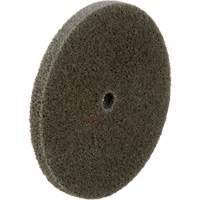 Standard Abrasives Unitized Wheel, 3" x 1/4", 1/4" Arbor, Fine Grit, Aluminum Oxide SPOC Demo
