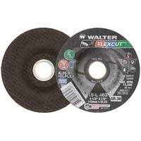 FLEXCUT Grinding Wheel, 4-1/2", 36 Grit, Aluminum Oxide, 7/8", 13300 RPM, Type 29 SPOC Demo