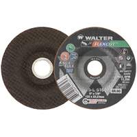 FLEXCUT Grinding Wheel, 5", 60 Grit, Aluminum Oxide, 7/8", 12200 RPM, Type 29 SPOC Demo