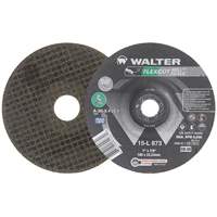 FLEXCUT MILL SCALE Grinding Wheel, 7", 36 Grit, Aluminum Oxide, 7/8", 8600 RPM, Type 29 SPOC Demo