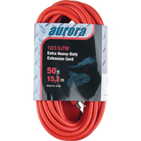 Cordon rallonge en vinyle, Ext&eacute;rieur, SJTW, AWG 12/3, 15 A, 3 prise(s), 50' SPOC Demo