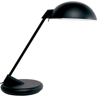 Desk Lamp, 100 W, Incandescent, Black SPOC Demo
