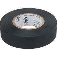 Electrical Tape, 19 mm (3/4") x 18 M (60'), Black, 7 mils SPOC Demo