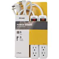 Power Strip 2-Pack, 6 Outlet(s), 3', 15 A, 1875 W, 125 V SPOC Demo