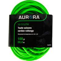 Cordon rallonge de calibre industriel, Toutes saisons, SJTW, AWG 10/3, 15 A, 100' SPOC Demo