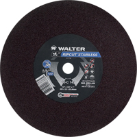 Ripcut Stainless Steel Cut-Off Wheel for Stationary Saws, 14" x 1/8", 1" Arbor, Type 1, Aluminum Oxide, 4400 RPM SPOC Demo