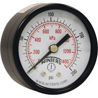 Manom&egrave;tre &eacute;conomique,  2", 0 - 200 psi, Fixation arri&egrave;re, Analogique SPOC Demo
