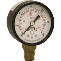 Manom&egrave;tre &eacute;conomique,  2", 0 - 30 psi, Fixation inf&eacute;rieure, Analogique SPOC Demo