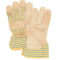 Gants d'ajusteur &agrave; paume renforc&eacute;e, Grand, Paume en Cuir fleur de vache, Doublure en Coton SPOC Demo