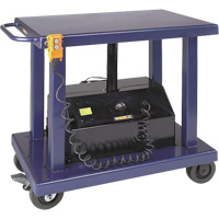 Hydraulic Lift Table, Steel, 24" W x 36" L, 2000 lbs. Capacity SPOC Demo
